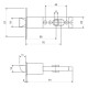 Защелка Vanger 6072-03-G