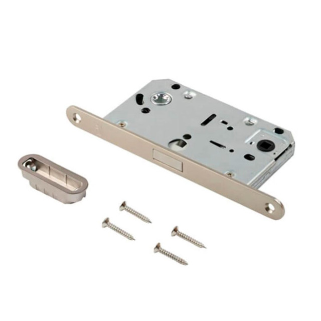 Защелка врезная Vela М196-SN магнитная матовый никель