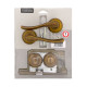 Комплект для двери Фабрика Замков FZ SET 12L 170 BK Coffee