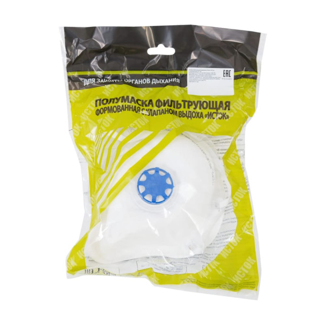 Полумаска фильтрующая Исток FFP1 NR формованная с клапаном выдоха