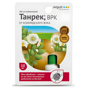 Средство защиты Avgust Танрек от колорадского жука и комплекса вредителей 10 мл