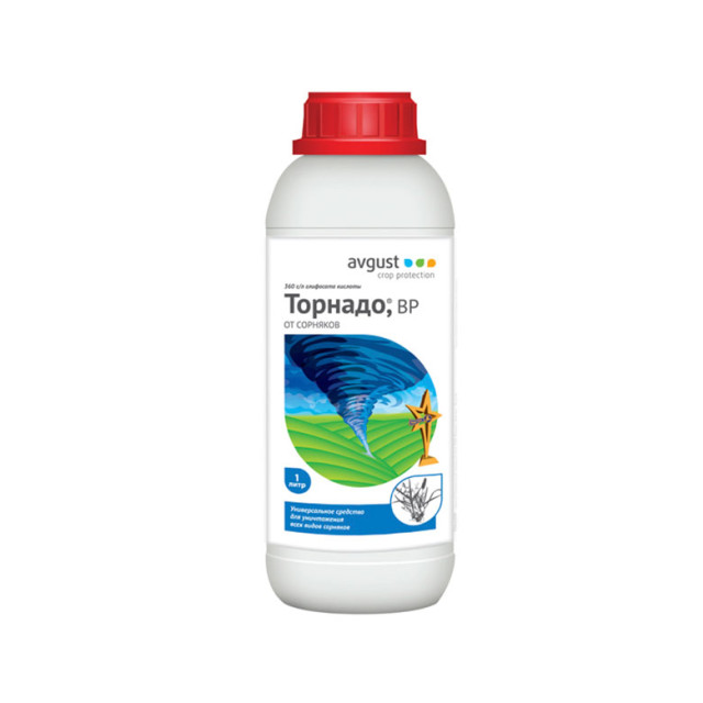 Средство защиты от нежелательной растительности Avgust Торнадо 1000 мл