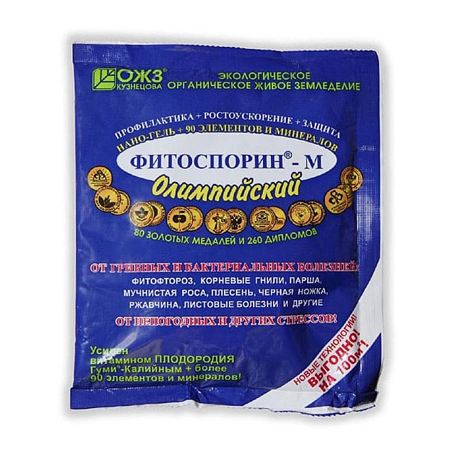 Биопрепарат ОЖЗ Кузнецова Фитоспорин-М Олимпийский нано-гель 200 г