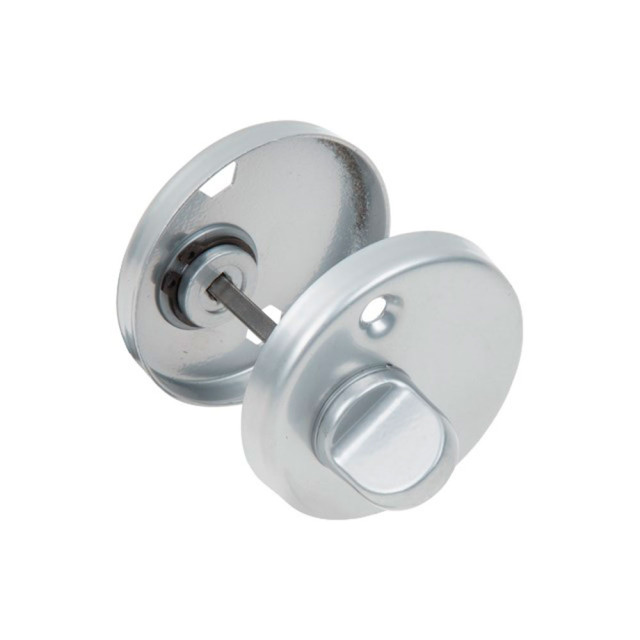 Накладка дверная на цилиндр Jania WC серебро