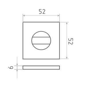 Фиксатор Vela Techno BK-Q-SC 00016458 матовый хром
