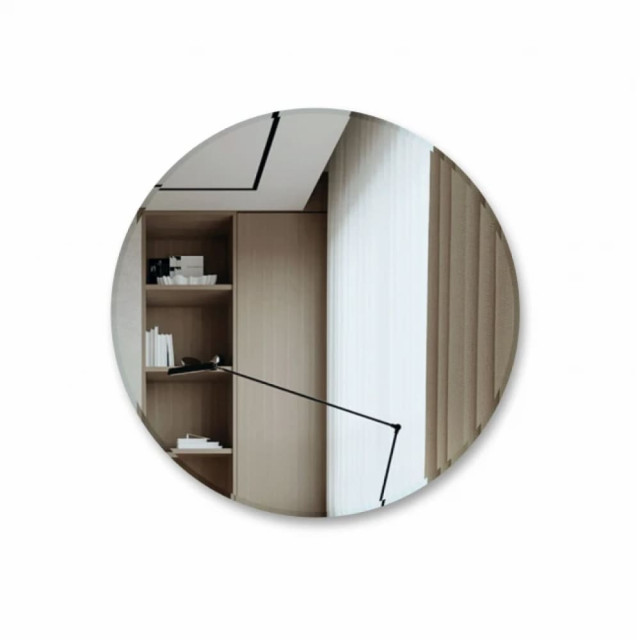 Зеркало Алмаз-Люкс С-015 круглое 4 мм с фацетом 15 мм 75 см