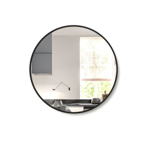 Зеркало Алмаз-Люкс Д-028 со шлифованной кромкой и УФ-печатью черный 50 см