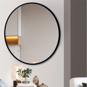 Зеркало Алмаз-Люкс Д-030 с черной УФ-печатью 70 см