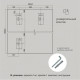 Зеркало Алмаз-Люкс 8с-А/031 со шлифованной кромкой 50*60 см