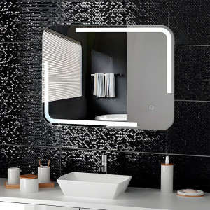 Зеркало Алмаз-Люкс ЗП-82 бытовое навесное с подсветкой 60*80 см