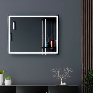 Зеркало Алмаз-Люкс Travel Dallas 9070sh-6 с фронтальной подсветкой с сенсорной кнопкой и подогревом 90*70 см