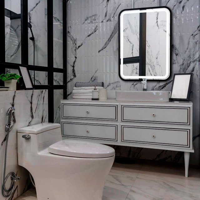 Зеркало Silver Mirrors Мальта-лофт LED-00002353 сенсорный выключатель 60*80 см