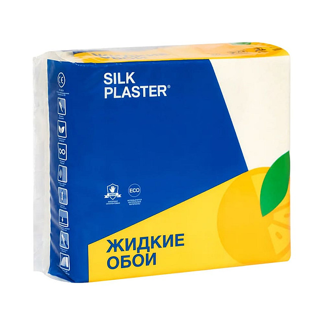 Жидкие обои Silk Plaster Санд 138 жемчужно-белый